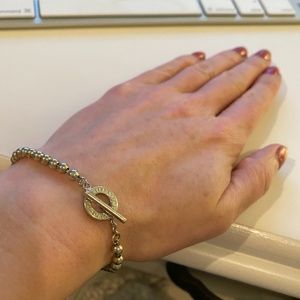 Tiffany and Co New York Silver Toggle Bracelet